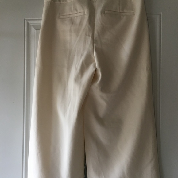 Loft Button Cuff Wide Leg Pants Size 4 - Picture 7 of 14